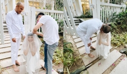 Loạt ảnh hậu trường cực lầy lội của Xuân Lan và ông xã Việt kiều