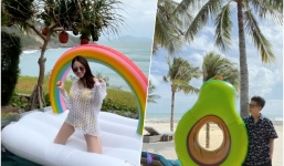 'Ái nữ' nhà Minh Nhựa vi vu xuyên Việt dịp đầu năm