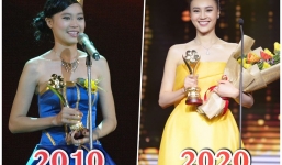 Cùng nhận giải Mai vàng, ảnh cách nhau 1 thập kỷ của Ninh Dương Lan Ngọc gây 'bão'