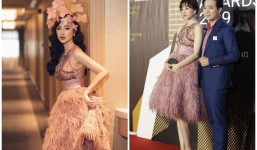 Lộ hàng khi diện váy giống Phương Trinh, Hari Won mất điểm trầm trọng