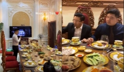 Bên trong lâu đài 7 tầng của cô dâu đeo trĩu vàng ở Nam Định ngày đầu năm