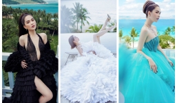 Ngọc Trinh tiếp tục hở bạo sau loạt ảnh 'hú hồn' ở hậu trường