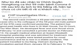 Kiểm tra thông tin về ca nhiễm virus corona ở Hong Kong từng đến Đà Nẵng