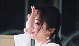 Hoá nữ sinh, Dương Mịch mê hoặc fan bằng góc nghiêng cực phẩm