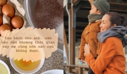 Tăng Thanh Hà mất ngủ chỉ vì lo lắng làm bánh kem mừng sinh nhật quý tử