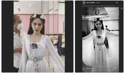 Hoá mỹ nhân cổ trang, Ngọc Trinh gây sửng sốt với vòng eo trứ danh