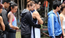 Ảnh Hồng Quế ôm trai đẹp sau lưng Huỳnh Anh 5 năm trước khiến dân tình phát 'sốt'