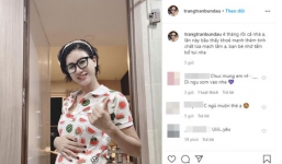 Trang Trần mang thai lần 2, khoe luôn ảnh bụng bầu vượt mặt