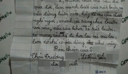 Lá thư 2 bé trai 8 tuổi gửi bạn thân vừa mất mẹ khiến dân mạng nghẹn ngào