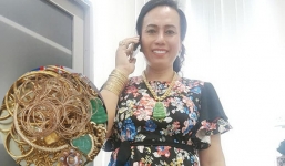 Cô Minh Hiếu 'chơi lớn' mua 5 lượng vàng để dằn mặt anti-fan sau khi bị chê đeo đồ giả