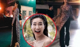 Cả gan đọ chiều cao với siêu mẫu, Hòa Minzy gây thót tim với đôi guốc 23 cm ngất ngưởng