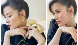 Đông Nhi khoe nhan sắc thăng hạng khi là mẹ bầu 5 tháng