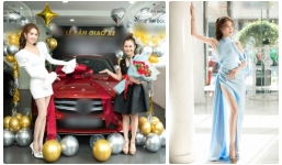 Ngọc Trinh xứng danh 'chị đại chịu chơi' khi vung tiền tỷ sắm xe hơi cho nhân viên