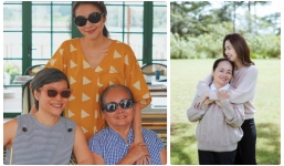 Hiếm hoi Tăng Thanh Hà mới để lộ dung nhan hai người phụ nữ trân quý nhất