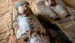 Tiến hành đào cống, công nhân vô tình 'mở cửa' ngôi đền Pharaoh 2.200 năm tuổi