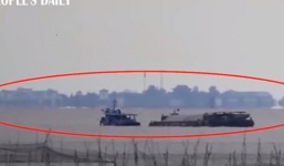 Bí ẩn 'thành phố ma' rẽ nước sừng sững giữa lòng hồ ở Trung Quốc