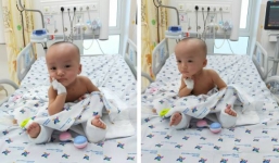 Hai chị em Trúc Nhi Diệu Nhi đốn tim dân tình với khoảnh khắc đáng yêu hậu phẫu thuật