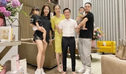 Khoe ảnh đầy tháng con gái, Cường Đô la khiến dân tình 'mòn mắt' tìm nhân vật chính