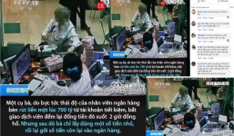 Bức xúc với thái độ của nhân viên, cụ bà 'chơi xỏ' một vố đau khiến ngân hàng phải câm nín