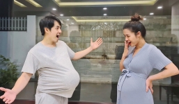 Đông Nhi cười ngất với chiếc bụng to quá khổ của ông xã, sự thật phía sau mới ngỡ ngàng