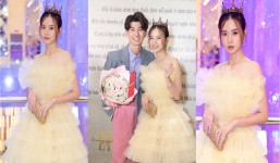 Midu hóa công chúa xinh đẹp sánh đôi cùng trai lạ, danh tính gây ngỡ ngàng