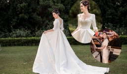 Nàng á hậu Huyền My tung ảnh cưới đẹp như cổ tích, danh tính của chú rể khiến dân tình sôi sục