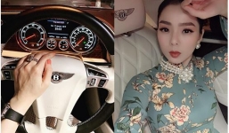 Săm soi 'vật chứng' tình yêu thủa mặn nồng - xế sang bạc tỷ Bentley của Lệ Quyên, biển tứ quý khủng mới thực sự gây choáng