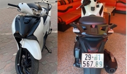 'Át chủ bài' Honda SH gắn biển độc nhất vô nhị được bán với giá ngang ngửa Kia Morning cũ gây choáng