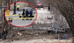 Hiện trường tan hoang ám ảnh sau vụ nổ ngày Giáng sinh tại Mỹ