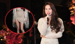 Thuỷ Tiên khiến dân tình 'đỏ mắt' khi diện đầm cắt xẻ táo bạo