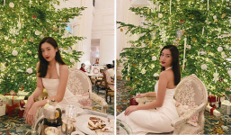 Khoe vai trần hút mắt, Đỗ Mỹ Linh còn khéo léo khiến dân tình ghen tị vì body cực phẩm