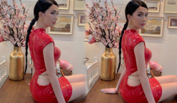 Ngọc Trinh khiến dân tình ngỡ ngàng với sắc phục 'kín cổng cao tường', nhưng vẫn gây nhức mắt bởi lý do này