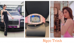 Bất chấp bị đả kích, Ngọc Trinh vẫn khoe đồng hồ kim cương bạc tỷ