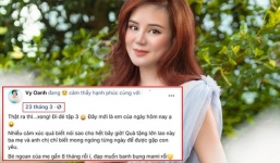 Vy Oanh gây lú khi thông báo về hành trình mang thai 'phi thời gian' của mình