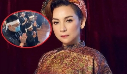 Con gái cố ca sĩ Phi Nhung xuất hiện trong lễ 49 ngày của mẹ, hành động gây chú ý