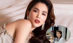 Sắm bàn tiệc 'siêu khủng', Ngọc Trinh bị 'ném đá' vì cách ngồi kém duyên