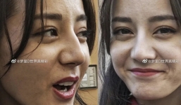 Soi cận nhan sắc mỹ nhân Tân Cương Địch Lệ Nhiệt Ba: 'Vỡ mộng toàn tập' với làn da sần sùi đầy nếp nhăn