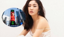 Văn Mai Hương 'thoát kén' trong ngỡ ngàng sau ồn ào đời tư, được 'xướng tên' ở Quảng trường thời đại Mỹ