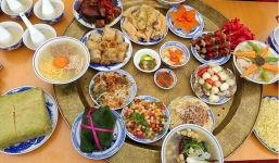 Mâm cúng hóa vàng tiễn ông bà tổ tiên sau Tết Nguyên đán đúng chuẩn truyền thống