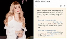 Lạ lùng thông tin về Thiều Bảo Trâm bất ngờ 'bay màu' trên Wikipedia
