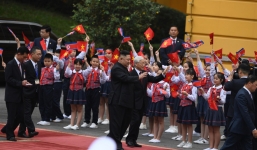 Tổng Bí thư, Chủ tịch nước Nguyễn Phú Trọng hội đàm cùng Chủ tịch Kim Jong Un