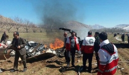 Iran: Trực thăng cứu hộ đâm vào cột điện, 5 người thiệt mạng