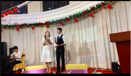 Á hậu Phương Nga tình tứ song ca cùng bạn trai 'hit' khủng của Lam Trường