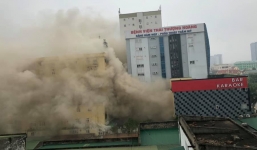 Cháy lớn ở tổ hợp bar, karaoke lớn nhất thành Vinh, 1 người thiệt mạng