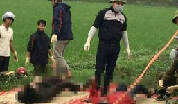 Lao xe xuống mương nước thuỷ lợi, 2 vợ chồng ở Thái Bình thiệt mạng