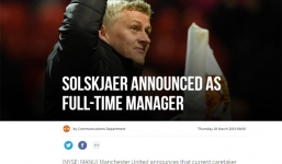 HLV Solskjaer chính thức nhận 'ấn soái' 3 năm ở Man Utd