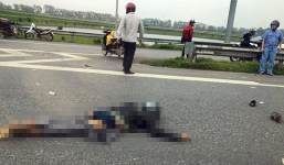 Đưa con xuống Hà Nội khám bệnh, 2 vợ chồng cùng con gái tử vong trên đường về