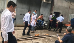 Hiện trường vụ cháy 4 nhà xưởng tại Trung Văn khiến 8 người thiệt mạng