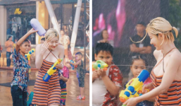 Danh tính bất ngờ của cô nàng chiếm spotlight tại Tết té nước Songkran