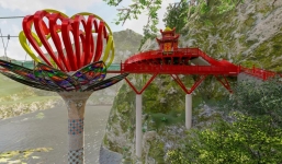 Khám phá cầu kính tình yêu 5D tại Mộc Châu chuẩn bị đón khách dịp 30/4